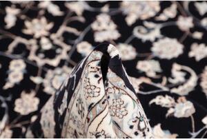 Tappeto Nain 6la Floreale Blu Scuro Avorio 205x307 Cm