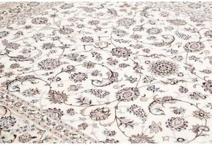Tappeto Nain 6la Floreale Avorio Blu Polvere 205x302 Cm