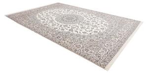 Tappeto Nain 6la Medaglione Floreale Avorio Blu 252x356 Cm