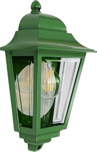 Lampada da parete per esterni in alluminio E27 IP44 verde Applique rustica per esterni