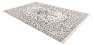 Tappeto Nain 6la Medaglione Floreale Avorio Blu 212x315 Cm
