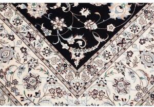 Tappeto Nain 6la Floreale Blu Scuro Avorio 205x307 Cm