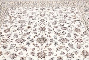 Tappeto Nain 6la Floreale Avorio Blu Polvere 205x302 Cm