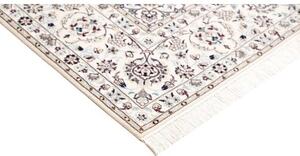 Tappeto Nain 6la Medaglione Floreale Blu Scuro Avorio 168x249 Cm