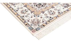 Tappeto Nain 6la Medaglione Floreale Blu Scuro Avorio 126x175 Cm