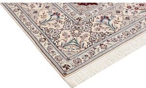 Tappeto Nain 6la Stilizzato Bordeaux Avorio 206x308 Cm