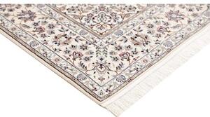 Tappeto Nain 6la Medaglione Floreale Blu Scuro Avorio 148x223 Cm