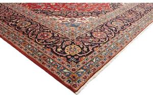 Tappeto Ardakan Medaglione Floreale Rosso Blu Scuro 273x385 Cm