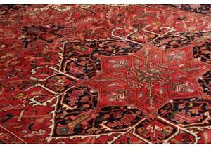 Tappeto Gorawan Stilizzato Rosso Blu Scuro 238x340 Cm