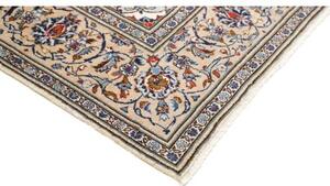 Tappeto Kashan Medaglione Floreale Beige Blu 200x295 Cm