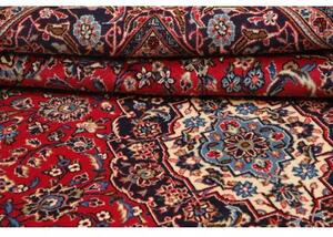 Tappeto Ardakan Medaglione Floreale Rosso Blu Scuro 200x312 Cm