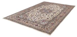 Tappeto Kashan Medaglione Floreale Beige Blu 200x295 Cm