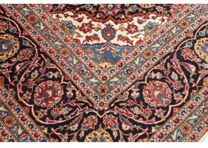 Tappeto Ardakan Medaglione Floreale Rosso Blu Scuro 273x385 Cm