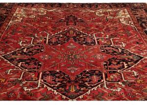 Tappeto Gorawan Stilizzato Rosso Blu Scuro 238x340 Cm
