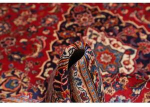 Tappeto Ardakan Medaglione Floreale Rosso Blu Scuro 197x299 Cm