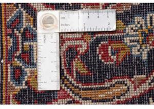Tappeto Ardakan Medaglione Floreale Rosso Blu Scuro 273x385 Cm