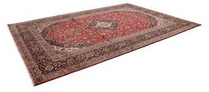 Tappeto Ardakan Medaglione Floreale Rosso Blu Scuro 273x385 Cm