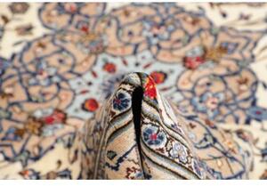Tappeto Kashan Medaglione Floreale Beige Blu 200x295 Cm