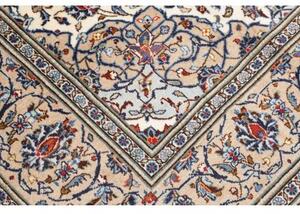 Tappeto Kashan Medaglione Floreale Beige Blu 200x295 Cm