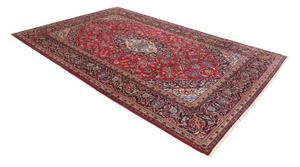 Tappeto Ardakan Medaglione Floreale Rosso Blu Scuro 200x312 Cm