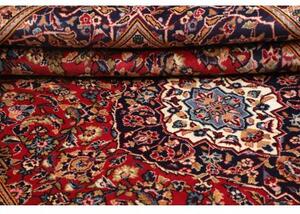 Tappeto Ardakan Medaglione Floreale Rosso Blu Scuro 200x295 Cm