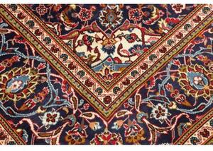 Tappeto Ardakan Medaglione Floreale Rosso Blu Scuro 200x303 Cm