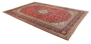 Tappeto Ardakan Medaglione Floreale Rosso Blu Scuro 245x370 Cm