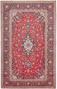 Tappeto Ardakan Medaglione Floreale Rosso Blu Scuro 296x398 Cm