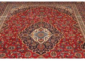 Tappeto Ardakan Medaglione Floreale Rosso Blu Scuro 245x370 Cm