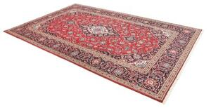 Tappeto Ardakan Medaglione Floreale Rosso Blu Scuro 296x398 Cm
