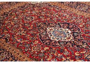 Tappeto Ardakan Medaglione Floreale Rosso Blu Scuro 200x295 Cm
