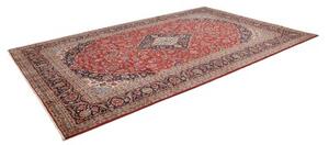 Tappeto Ardakan Medaglione Floreale Rosso Blu Scuro 245x380 Cm