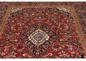 Tappeto Ardakan Medaglione Floreale Rosso Blu Scuro 200x295 Cm