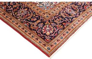 Tappeto Ardakan Medaglione Floreale Rosso Blu Scuro 200x295 Cm