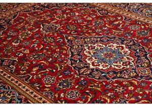 Tappeto Ardakan Medaglione Floreale Rosso Blu Scuro 200x303 Cm