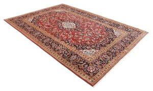 Tappeto Ardakan Medaglione Floreale Rosso Blu Scuro 200x295 Cm