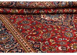 Tappeto Ardakan Medaglione Floreale Rosso Blu Scuro 200x303 Cm