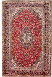 Tappeto Ardakan Medaglione Floreale Rosso Blu Scuro 245x370 Cm