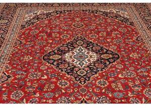Tappeto Ardakan Medaglione Floreale Rosso Blu Scuro 245x380 Cm