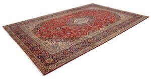 Tappeto Ardakan Medaglione Floreale Rosso Blu Scuro 245x370 Cm