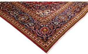 Tappeto Ardakan Medaglione Floreale Rosso Blu Scuro 200x303 Cm