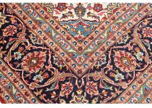 Tappeto Ardakan Medaglione Floreale Rosso Blu Scuro 245x380 Cm
