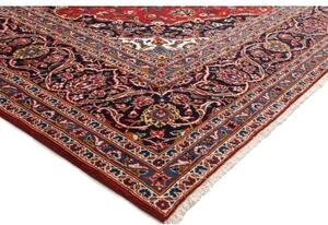 Tappeto Ardakan Medaglione Floreale Rosso Blu Scuro 305x380 Cm