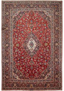Tappeto Ardakan Medaglione Floreale Rosso Blu Scuro 268x396 Cm
