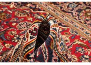 Tappeto Ardakan Medaglione Floreale Rosso Blu Scuro 205x304 Cm