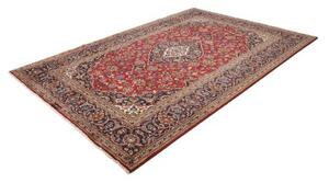 Tappeto Ardakan Medaglione Floreale Rosso Blu Scuro 205x304 Cm