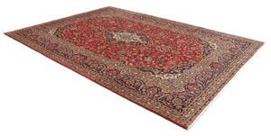 Tappeto Ardakan Medaglione Floreale Rosso Blu Scuro 260x358 Cm
