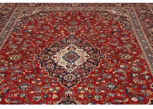 Tappeto Ardakan Medaglione Floreale Rosso Blu Scuro 268x396 Cm