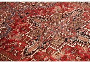Tappeto Gorawan Stilizzato Rosso Ruggine Nero Carbone 215x292 Cm