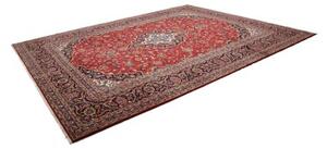 Tappeto Ardakan Medaglione Floreale Rosso Blu Scuro 305x380 Cm